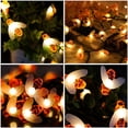 thumbnail image 5 of Luces de hadas solares, 50 lindas luces LED de abeja de miel, 7 m/24 pies, 8 modos de luces de estrella, luces de hadas decorativas impermeables para exteriores, bodas, salas de estar, jardín, patio,, 5 of 5