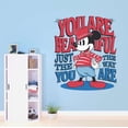 thumbnail image 3 of Beautiful Just The Way You Are Quote Minnie Goofy Daisy Porky Donald Duck Plut Lasts Holiday Gift Ideas Wall Decals Birthday Sticker - Size: 16 In(W) x 20 In(H), 3 of 4
