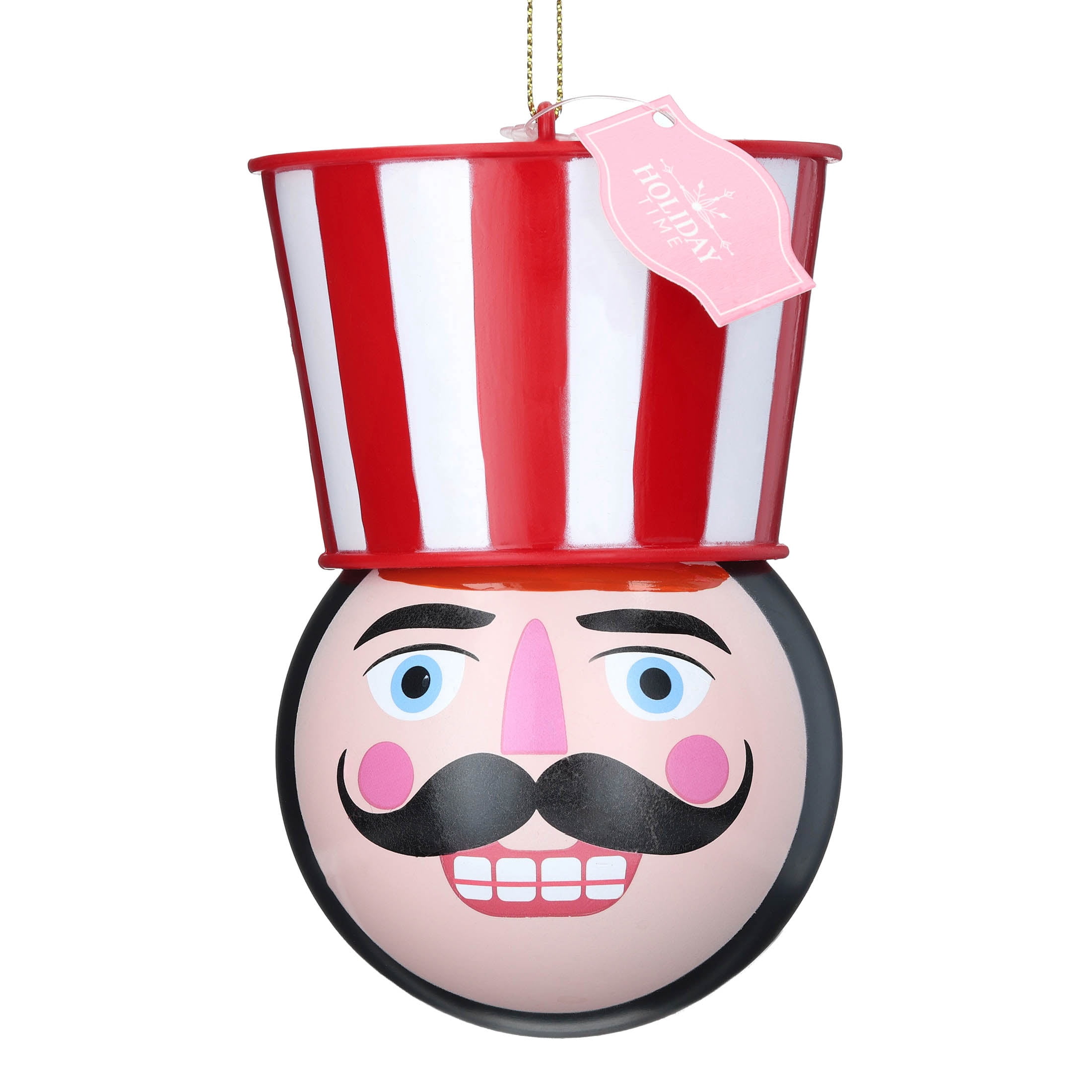 Multicolor Nutcracker Head Christmas Ornament, 5", by Holiday Time