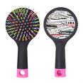 thumbnail image 1 of Magazine Veins Pattern Background Salon Detangling Hair Brush Cushion Base, 1 of 3