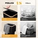thumbnail image 4 of Cesto de ropa sucia Foluck, grande, impermeable, 100 L, con tapa, negro, 4 of 6