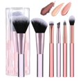 thumbnail image 2 of UYGDUY-Travel Makeup Brush Set Mini Makeup Brushes For Foundation Concealer Eyeshadow Blush Blending & Buffing Liquid Cream Powder 6PCS Travel Size Complete Function Cosmetic Brushes Kit with Case, 2 of 3