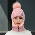 thumbnail image 3 of Baohd Cozy Knitted Hat Embrace Cold Weather In Style Hat M Winter Essential Winter Hat pink 1Set, 3 of 6