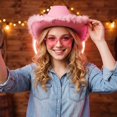 thumbnail image 4 of Clossjun Men Women Cowboy Hat Led Sequin Party Caps Flashing Light Up Dance Party Beanies For Birthday Wedding Festival Bar, 4 of 4