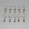 thumbnail image 5 of huanledash 30Pcs Fishing Swivel Anti-knotting High Speed 8-Figure Strong Pulling Force 8-ring Fishhook Snap Connector Outdoor Fishing, 5 of 7