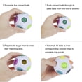 thumbnail image 4 of Muyoka Creative Fidget Ball Magic Colorful Puzzle Rubiks Cube Globe Color Jigsaw Juguetes para niños Muyoka Hogar, 4 of 7