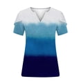 thumbnail image 5 of Xihbxyly Plus Size Tops for Women, V Neck T Shirts for Women Short-Sleeve V-Neck T-Shirt Sexy Wrap Shirt Short Sleeve Tunic Top Shirts Womens Summer Tops Loose Tops Blous Clearance Items Deals #5, 5 of 6