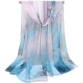 thumbnail image 2 of GFDYREE Foulards pour Femmes Légères Foulards de Mode Imprimé Motif Floral Châle, 2 of 4