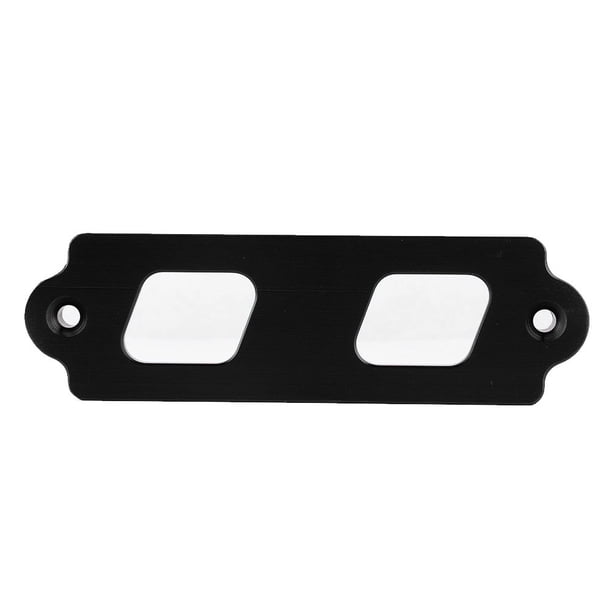 Soporte de batería de automóvil, kit de amarre de batería de aleación de aluminio Soporte de varilla de sujeción con ganchos aptos para Honda Civic/CRX(Negro) Ecomeon no