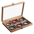 thumbnail image 2 of YAOMOBB Storage Display Holder Jewelry Storage Box with Transparent Lid Large Capacity Multi compartment Jewelry Organizer Case, 2 of 6
