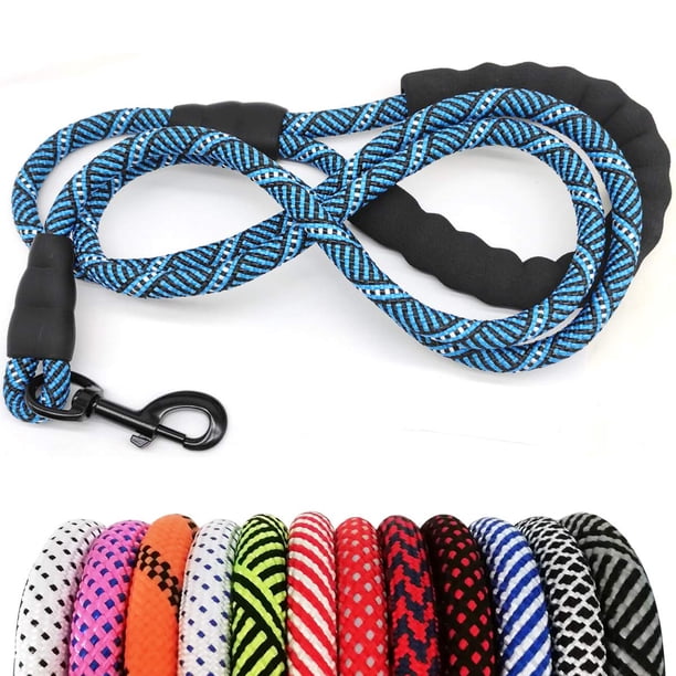 Cuerda de nailon resistente MayPaw para perros, 3/4, 5, 6, 7, 8, 10, 12, 15 pies