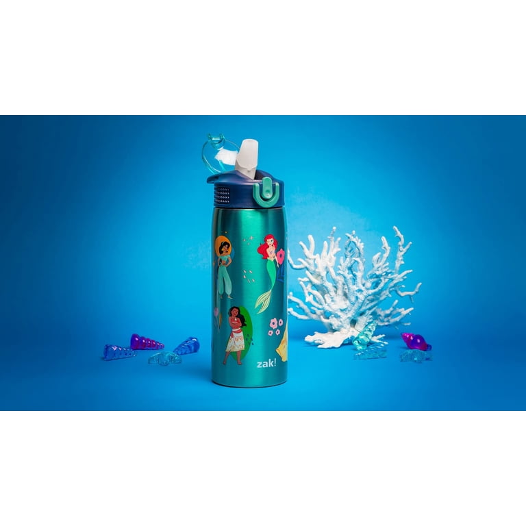 Zak Designs Disney Princess Water Bottle, 19 oz, Vacuum Insulated