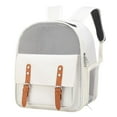 thumbnail image 1 of Mochila porta gatos Fernando Malla ventilada con bolsillo gran espacio Mochila portátil de gran capacidad beige transportador de gatos, 1 of 8