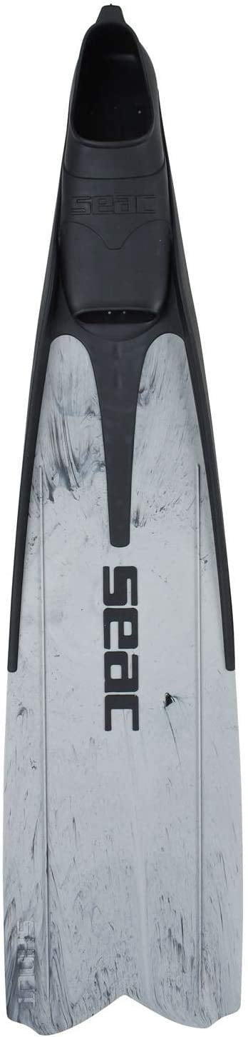 SEAC Shout Long Black Spearfishing Fins (Camo Gray, 4.5-5)