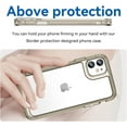 thumbnail image 2 of Case for iPhone 11 Pro Max Case Slim Dropproof [Defend from Drop/Scratch/Slip/Fingerprint] Clear Acrylic Hard Back Soft TPU Bumper Hybrid Phone Cover for iPhone 11 Pro Max-Crystal Black, 2 of 7