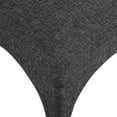 thumbnail image 5 of Meridian Furniture Gramercy Black Linen Textured Fabric Dining Chair (Set of 2), 5 of 9