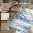 thumbnail image 3 of Tapete para Silla de Oficina BESBLEE 91x122 cm Antideslizante Azul Crema, 3 of 9