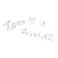 thumbnail image 2 of Love IS Sweet and Heart-letrero de madera para fotos, accesorios románticos para mesa de boda, centro de mesa para decoración de pasteles y postres, Blanco Macarena Signo de boda, 2 of 8