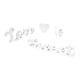 thumbnail image 2 of Love IS Sweet and Heart-letrero de madera para fotos, accesorios románticos para mesa de boda, centro de mesa para decoración de pasteles y postres, Blanco Macarena Signo de boda, 2 of 8