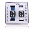 thumbnail image 6 of iTime Adult Unisex Smart Watch with Silicone Strap Set in Navy and White (ITE30001BU), 6 of 10