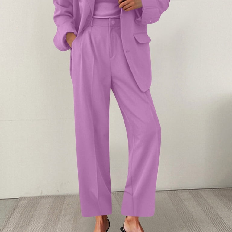 Llywey Womens Pull on Dress Pants Ladies Fashionable High-End Elegant Commuting High Waistband Pocket Suit Pants New Full Length Pants Trousers Llywey Womens Pull on Dress Pants Ladies Fashionable High-End Elegant Commuting High Waistband Pocket Suit Pants New Full Length Pants Trousers