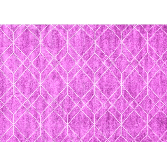 Ahgly Company Indoor Rectangle Abstract Pink Contemporary Area Rugs, 5' x 8'