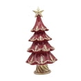 thumbnail image 4 of TISHITA Christmas Tree Statue Resin Small Christmas Tree Decorations for Shelf Landscape Red, 4 of 8