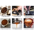thumbnail image 3 of Bottomless Portafilter, Coffee Portafliter Easy Cleaning Redwood Handle with Filter Basket for Home, 3 of 8