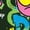 FOREST GREEN, variant on - Donald And Daisy - Men's Long Sleeve Graphic T-Shirt