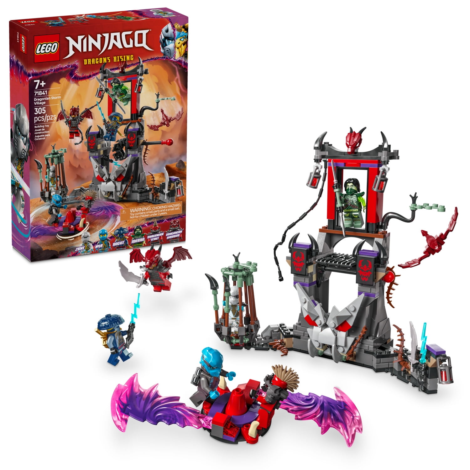 LEGO Ninjago Turbo Shredder 2263 Building Set (298 Pieces) feat