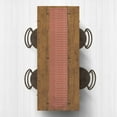 thumbnail image 2 of Creative Products Sketch Stripes Rust 16x90 Poly Twill Table Runner, 2 of 3
