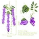 thumbnail image 3 of 12 Piezas De Glicinas De 3,6 Pies. Guirnaldas Colgantes De Glicinas Con Flores Para Bodas, Hogar, Color Morado., 3 of 8