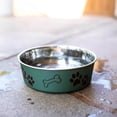 thumbnail image 4 of Cuenco Metálico Loving Pets alcachofa Bella Pequeño, 4 of 8