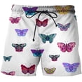 thumbnail image 1 of Cartoon Butterfly Graphic Beach Shorts Pants Men 3D Printed Surf Board Shorts Summer Hawaii Swimsuit Swim Trunks Cool Ice Shorts Fivean unisex, 1 of 2