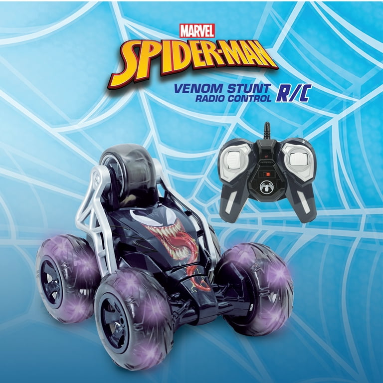 Jada Marvel Venom RC Car 5-Wheel Stunt Car with Standing Drift