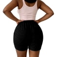 thumbnail image 4 of Afdoent Shorts For Women Solid Color Lightweight Shorts For Everyday Casual With Elastic Waist Summer Beach Vacation, 4 of 5