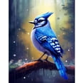 thumbnail image 1 of 5D DIY Taladro Diamante Pintura Pájaro Kit Del 40x50cm Azul, 1 of 9