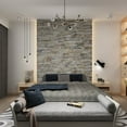 thumbnail image 4 of Indian Autumn - Self-Adhesive 3D Peel & Stick Stacked Natural Stone Tiles [Pack of 10], 4 of 6