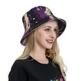 thumbnail image 6 of Sikiie Astronaut Floating purple Space Reflective Double-Sided Bucket Hat, Sun Hat, for Gardening, Beaching, Camping, Hiking, Fishing, 6 of 6