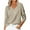 Khaki, variant on Jalioing V Neck Sweaters for Women Fashion Solid Long Sleeve Knitted Shirts Classic Casual Pullover Sweater