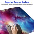 thumbnail image 3 of Extended Mouse Pad Large Gaming Mouse Pad Computer Keyboard Mouse Mat Non-Slip Mousepad Rubber Base and Stitched Edges for Game Players, Office, Study, Aurora Light Pattern, 3 of 6