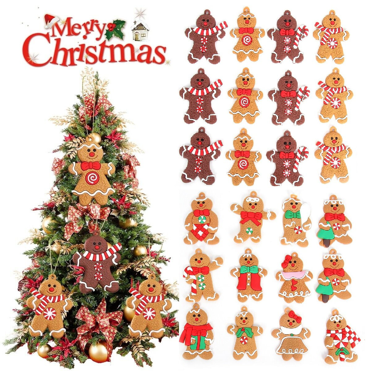 The Gingerbread Express Train 3 Piece Set Christmas Home Decor