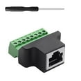 thumbnail image 1 of For RJ45 Green Screw Female Terminal Connector Adapter Reliable 8 Pin Connector, 1 of 8