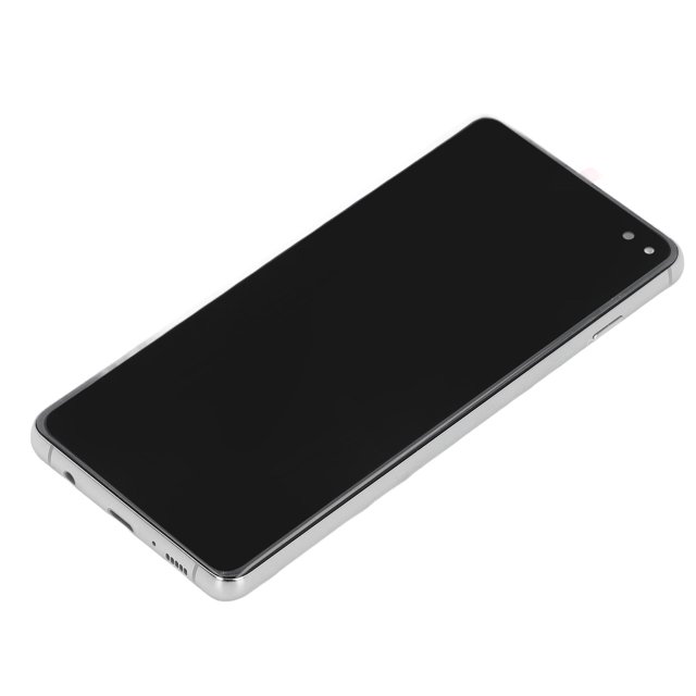 Pour Remplacement d'Écran Galaxy S10 PLUS, Écran Tactile LCD Numériseur Assemblage Complet avec Cadre, Ensemble de Remplacement d'Écran de Téléphone avec Outils de Réparation, Installation Professionnelle