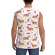 thumbnail image 4 of Balery Dachshund Dog Puppy Camisetas sin mangas para hombre, absorbe la humedad y protege contra el mal olor.-X-Large, 4 of 7