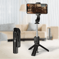 thumbnail image 3 of Palo selfie portátil para teléfono móvil, trípode de escritorio integrado, trípode multifunción con giro e inclinación, palo selfie con Bluetooth, 3 of 8