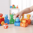 thumbnail image 2 of LuxeLine Montessori Matching Train Toy Set – 1 Locomotive + 9 Carriages with Animal Figures, Color & Number Sorting, Hand-Puppet Animals, Early Learning Gift for Toddlers, 2 of 6