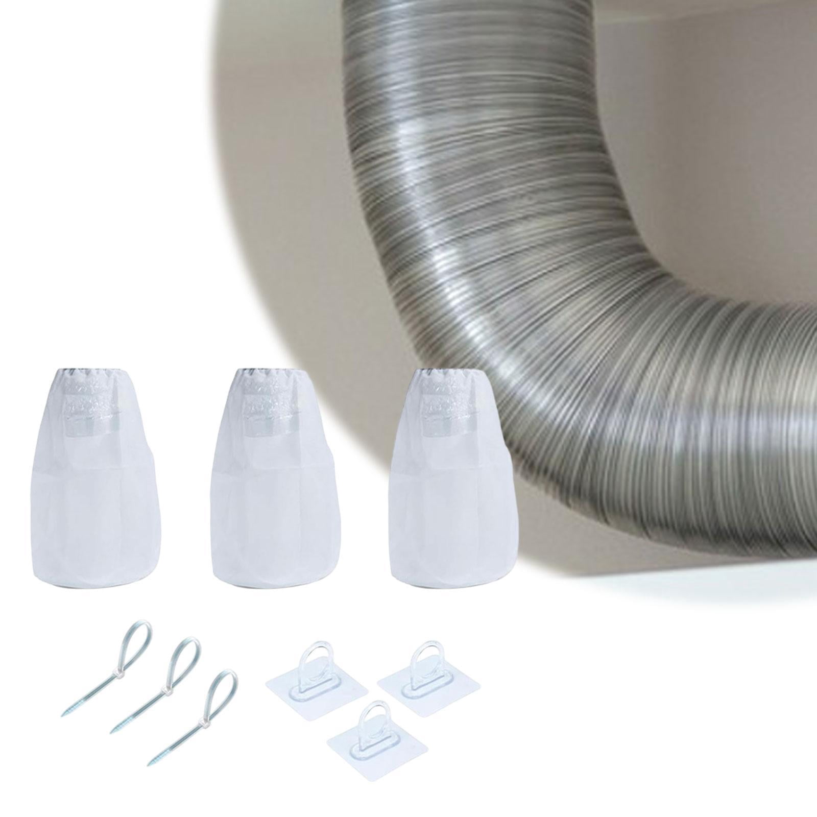 TISHITA 3 Pieces Dryer Vent Catcher, Dryer , Easy to Install, Dryer Vent Catcher Bags for Capturing and Dust Accs