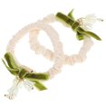 thumbnail image 1 of 2 Pcs Attaches de Cheveux Convallaria Bandes Extensibles pour Queue de Cheval Élastiques Chouchous à Fleurs, 1 of 9