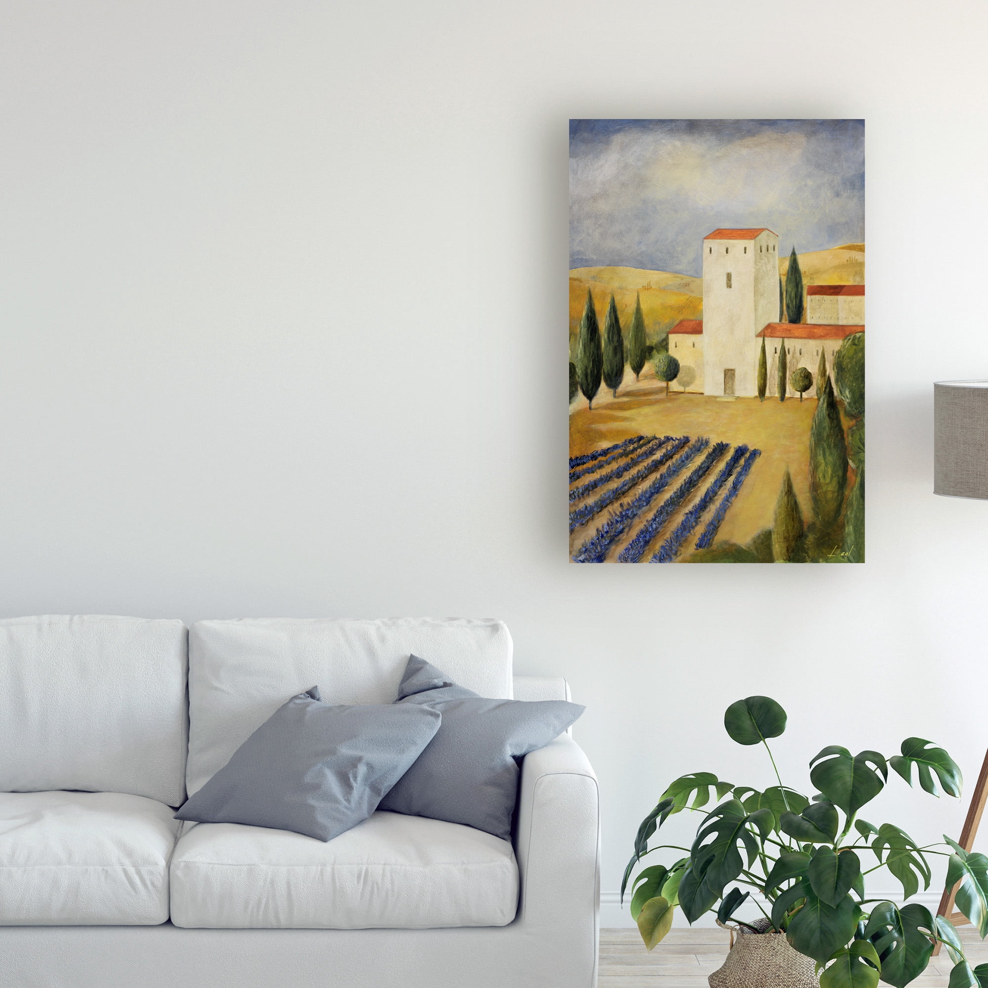 Trademark Fine Art 'Tuscan Farm 1' Canvas Art by Pablo Esteban